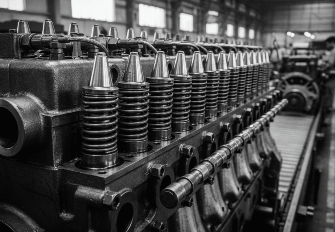 Precision turning operation producing bright machining sparks